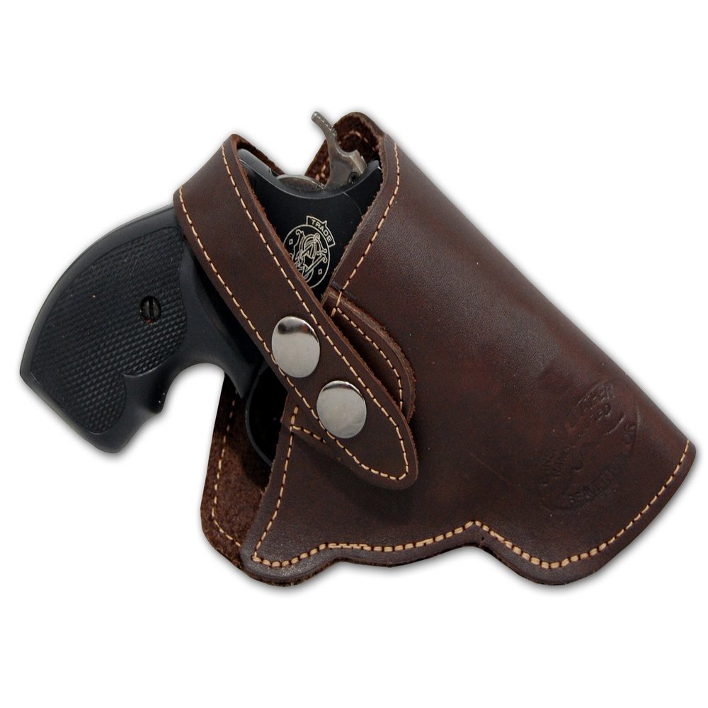 Barsony New Brown Leather OWB Holster for COLT Diamond Back Left