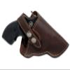 Barsony New Brown Leather OWB Holster for S&W 396 Left view 1