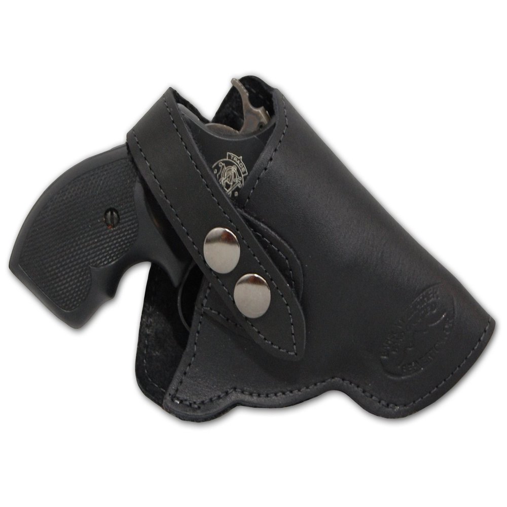 Barsony New Black Leather OWB Holster for &W 325 PD Left