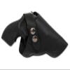 Barsony New Black Leather OWB Holster for &W 325 PD Left view 2