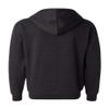 Independent Trading Co. Midweight Hooded Full-Zip Sweatshirt S Charcoal Heather view 3