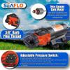 SEAFLO 21-Series Water Pressure Diaphragm Pump - 12V DC, 1.2 GPM, 35 PSI with Adjustable Pressure Switch, Self-Priming, Quiet Operation for RV, Boat, and Off-Grid Applications view 3
