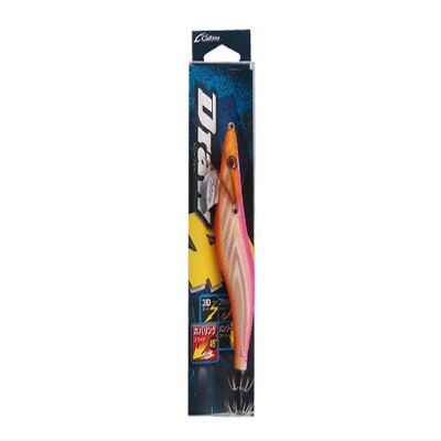 Owner Egi ED Draw4 No. 31881 No. 3.0, 0.5 oz (15 g), Pink/Trick Yellow #14