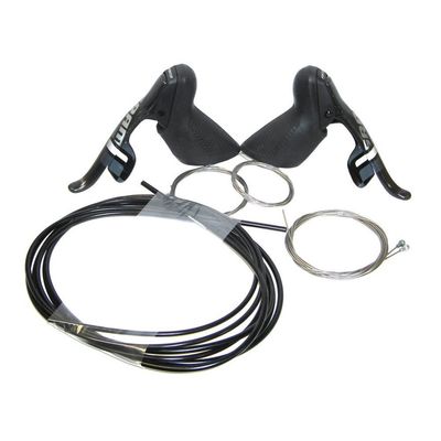 SRAM Force 22 DoubleTap Carbon Fiber & Magnesium Brake and Shift Lever Set - Lightweight, Ergonomic, Adjustable Reach for Road Cycling, Dual Cable Routing, Compatible with 11-Speed Drivetrains