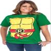 TEENAGE MUTANT NINJA Turtles Costume Green T-Shirt with Eye Mask, Perfect for Halloween Cosplay view 4