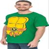 TEENAGE MUTANT NINJA Turtles Costume Green T-Shirt with Eye Mask, Perfect for Halloween Cosplay view 4