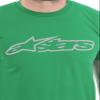 Alpinestars Young Mens Logo t-Shirt Modern fit Short Sleeves Shirt, Blaze Classic el Kelly Green/Gray, XXL view 2