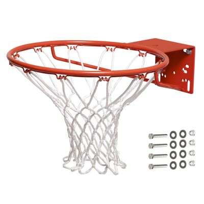 Goalsetter Single Ring Static Basketball Rim Includes Mounting Hardware and Nylon Net