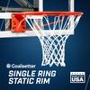 Goalsetter Single Ring Static Basketball Rim Includes Mounting Hardware and Nylon Net view 2