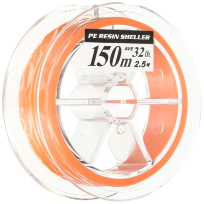 YAMATOYO PE Line PE Resin Sheller, 492.8 ft (150 m), No. 1.2, 18 lb, 4 Braided + Coating, Orange