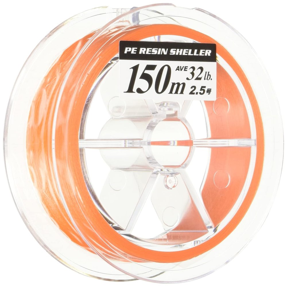 YAMATOYO PE Line PE Resin Sheller, 492.8 ft (150 m), No. 1.2, 18 lb, 4 Braided + Coating, Orange