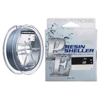 YAMATOYO PE Line PE Resin Sheller, 494.2 ft (150 m), No. 2, 27 lbs (4 Braided + Coating, Gray