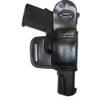 S&W K Frame 4" Pro Carry Belt Ride Gun Holster Left Hand Black WITH Slide Guard view 1