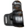 S&W K Frame 4" Pro Carry Belt Ride Gun Holster Left Hand Black WITH Slide Guard view 3