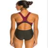 TYR Youth Alliance T-Splice Maxback Swimsuit, Black/Burgundy, 20 view 2
