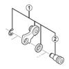 SHIMANO Spare Part RDM670 Bracket axle Unit view 1