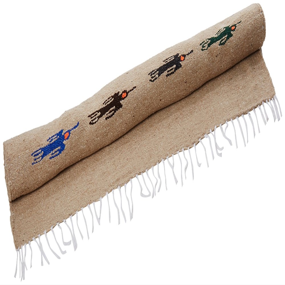Yoga Direct Thunderbird Ultra Mexican Yoga Blanket, Tan