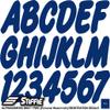 STIFFIE Whip-One Navy 3" Alpha-Numeric Registration Identification Numbers Stickers Decals for Boats & Personal Watercraft view 2