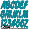 STIFFIE Whip-One Aqua 3" Alpha-Numeric Registration Identification Numbers Stickers Decals for Boats & Personal Watercraft view 2