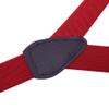 Buyless Fashion Adjustable Suspenders for Kids Toddlers Baby Elastic Solid Color 1 Inch - Y Back Design - 5102-Red-26 view 3