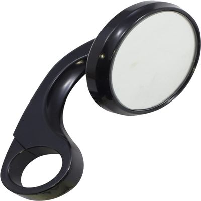 Todd's Cycle MIRROR SHOOTER 1" BLK 0640-0748