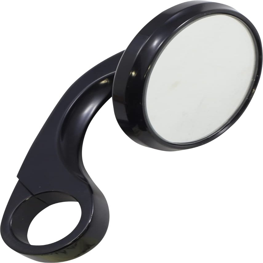 Todd's Cycle MIRROR SHOOTER 1" BLK 0640-0748