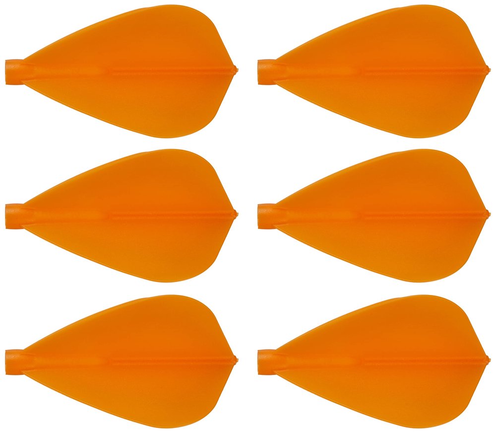 Fit Flight Cosmo Darts 6 Pack Kite Dart Flight (Orange)
