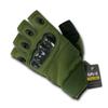 Rapdom Tactical Half Finger Knuckle Glove,Olive Drab, X-Large view 1