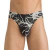 Gary Majdell Sport Mens Solid Silver Thunder Contour Pouch Bikini Swimsuit Large view 3