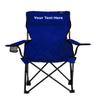 Personalized Imprinted Classic Bubba Hi-Back Quad Chair - Blue view 1