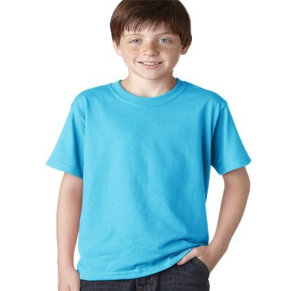 Jerzees Youth Heavyweight BlendT-Shirt - Aquatic Blue - XS