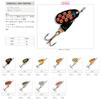 Rapala RBS BFS2-RBS Spinner Blue Fox Biblax Hot Pepper 6g Red/Black/Silver Lure view 2