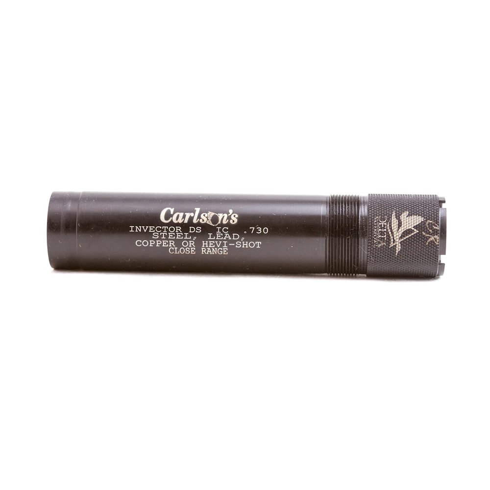Carlson's Choke Tubes 12 Gauge for Browning Invector DS [ Close Range | 0.730 Diameter ] Blued Steel | Delta Waterfowl Extended Choke Tube | Made in USA
