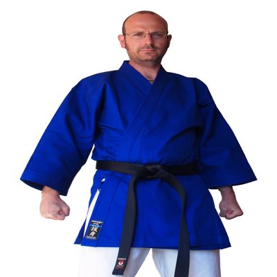 Kamikaze America-Goshin Karate Gi Jacket Only Blue 100% Cotton (5/180 cm)