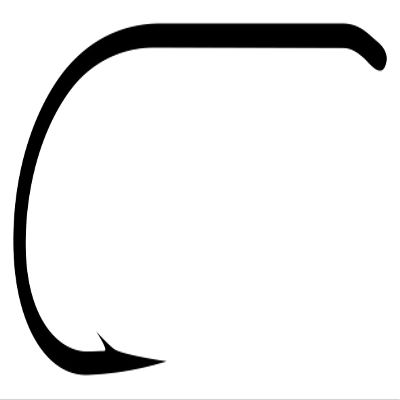TIEMCO Q100 TMC112TR Fly Hook, No. 7, Bronze