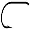 TIEMCO Q100 TMC112TR Fly Hook, No. 7, Bronze view 1