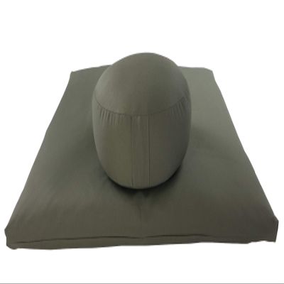 Round Zafu and Zabuton Meditation Cushion Set (2pc) (Olive)