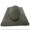 Round Zafu and Zabuton Meditation Cushion Set (2pc) (Olive) view 1