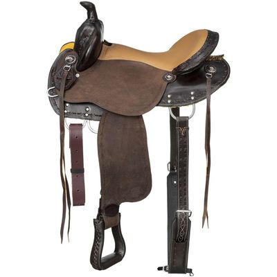 King Series Brisbane RO Trail Saddle Pkg 15 Dk Oil