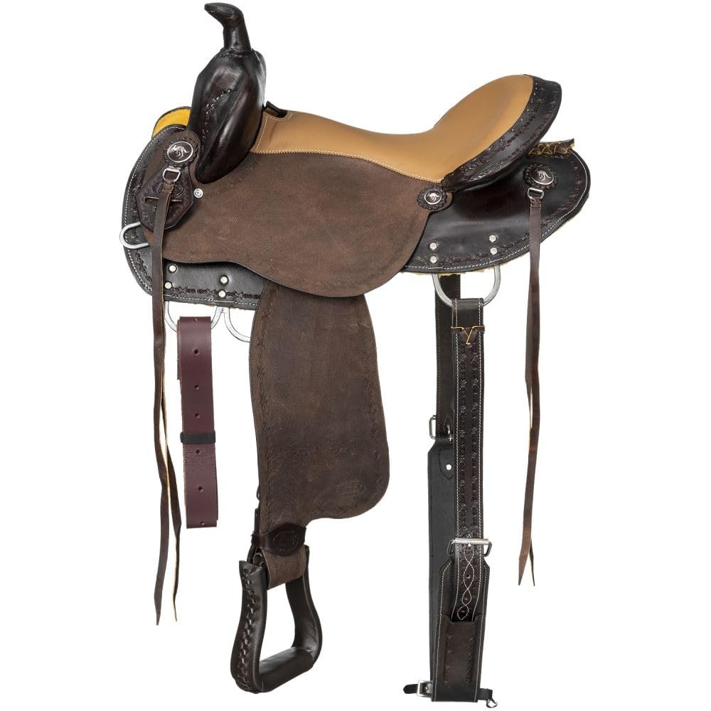King Series Brisbane RO Trail Saddle Pkg 15 Dk Oil