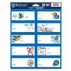 Wincraft NCAA University of Kansas 83505012 Gift Tag Sheet (10 Pack) view 1