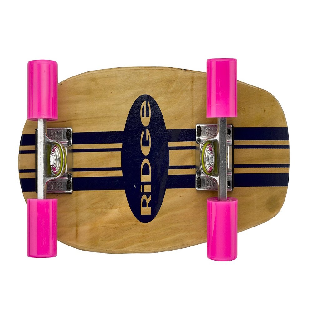 Complete 55cm Maple Wooden Retro 22 Mini Cruiser Board by Ridge Skateboards