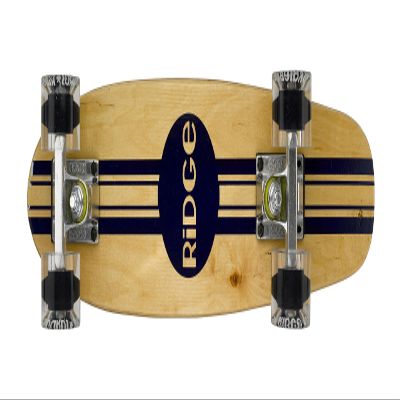 Complete 55cm Maple Wooden Retro 22 Mini Cruiser Board by Ridge Skateboards