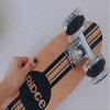 Complete 55cm Maple Wooden Retro 22 Mini Cruiser Board by Ridge Skateboards view 3
