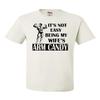 Go All Out XX-Large White Adult It's Not Easy Being My Wife's Arm Candy T-Shirt view 1
