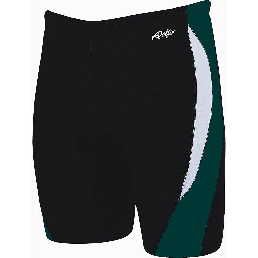 Dolfin Chloroban Color Block Jammer Male (Black/Green/White, 22)