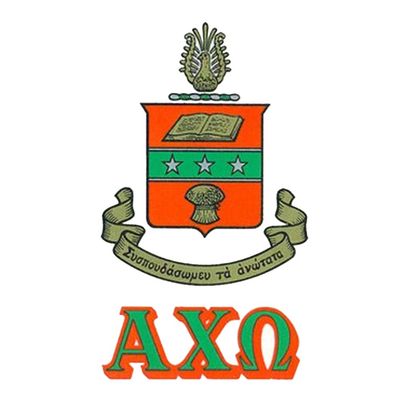 Alpha Chi Omega Crest Decals