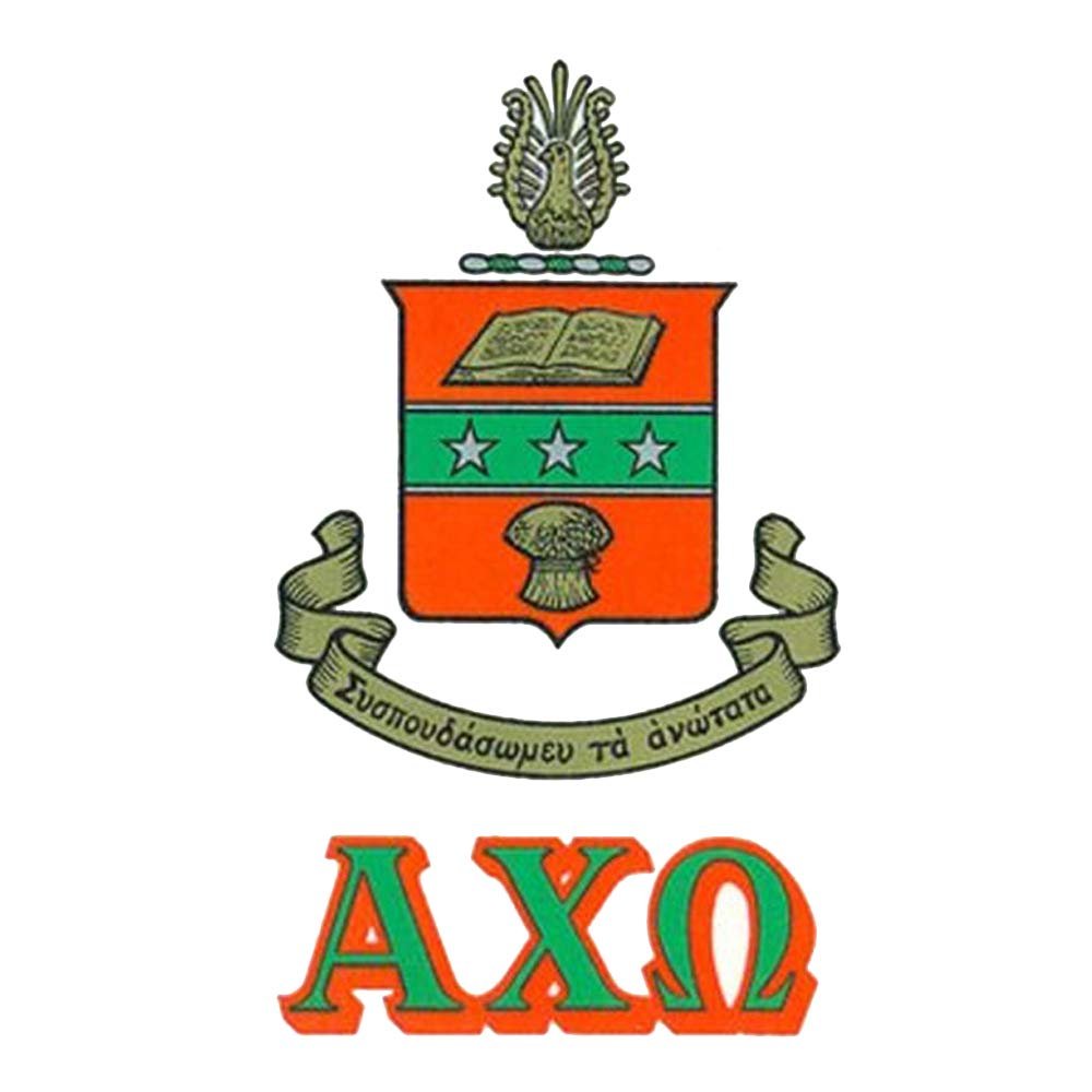 Alpha Chi Omega Crest Decals