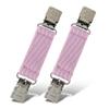 HoldEm Mitten and Glove Clips for Toddler and Kids Elastic EXTRA STURDY SUPER TIGHT GRIP - Light Pink view 1