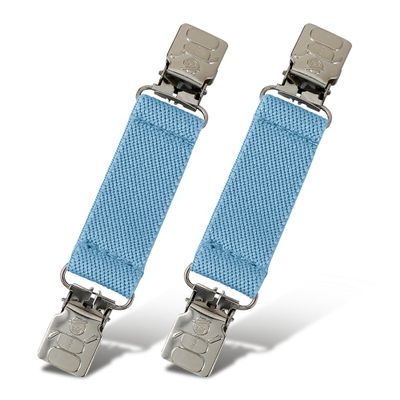 HoldEm - Extra Sturdy Mitten Clips with a Tight Grip, Must-Have Kid Glove Clip with Snowman Design, Mitten Clips for Kids, Toddlers & More, Keeps Winter Accessories Accessible, Light Blue